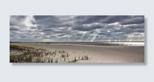 开普梅新泽西州，开普梅诺尔·复活节，海景，沙，海滩