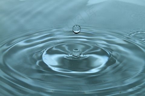 掉落，水，自然