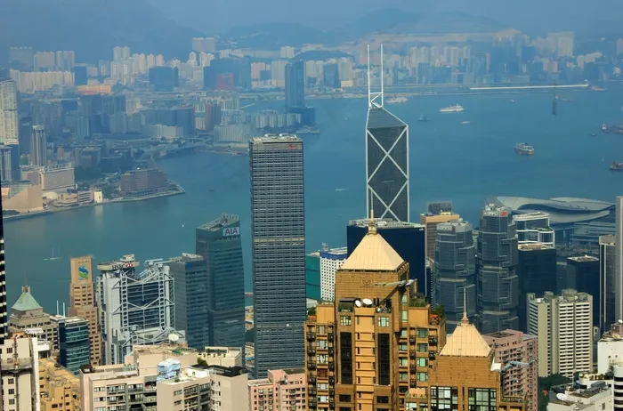 中国香港，建筑物，摩天大楼，大都会