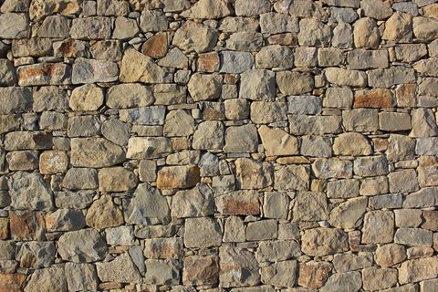 墙，石头，背景，墙壁，意大利，石头