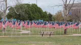 纪念馆，旗帜，美国，美国，俄克拉何马城