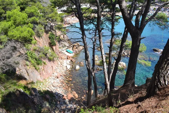 沧海，湾，环礁湖，侧，地中海，西班牙，海边