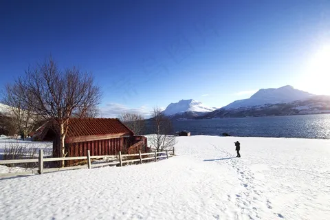 冰岛,雪,风景,冬天,湖 冰岛,雪,风景,冬天,湖