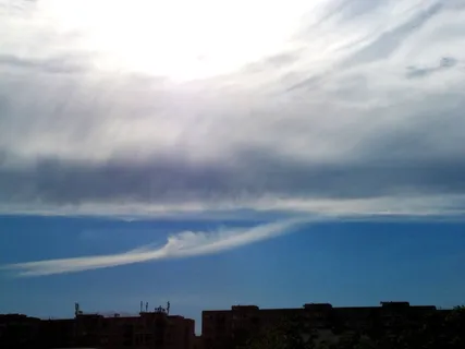 云，天空，蓝色，面板