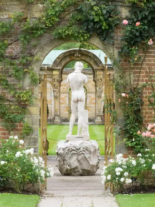 雕像，花园，希腊，雕塑，老，装饰