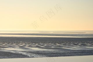 海，海滩，阿默兰岛，岛