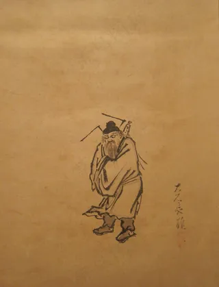 绘画，Shoki，恶魔，Queller，大石，吉尾