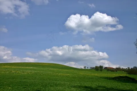 景观,草地,小山,首页,霍夫,农业 景观,草地,小山,首页,霍夫,农业