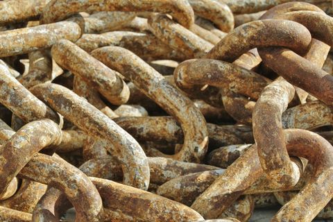 链，链，链的链接，金属链