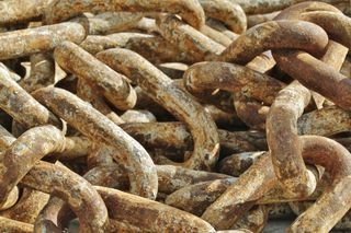 链，链，链的链接，金属链