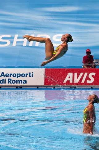 运动，游泳，同步，奥运会，跳水