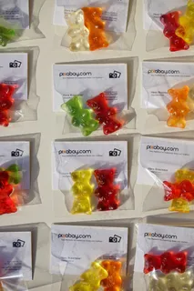 口香糖熊，包装，名片，公司，业务