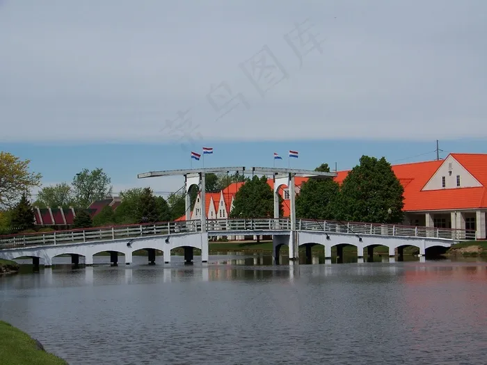 荷兰语，荷兰，荷兰，水，桥