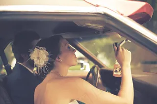 女人，裙子，花式，漂亮，皮肤，车，一对，司机