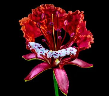 开花，开花，红色