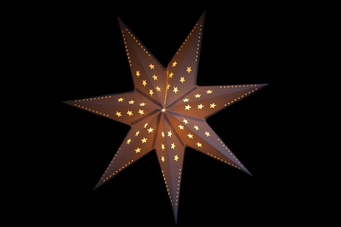 明星，光，装饰，气氛，圣诞节