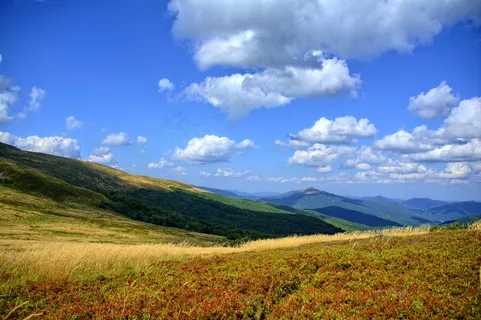 Bieszczady,山,沉默,波兰,天空 Bieszczady,山,沉默,波兰,天空