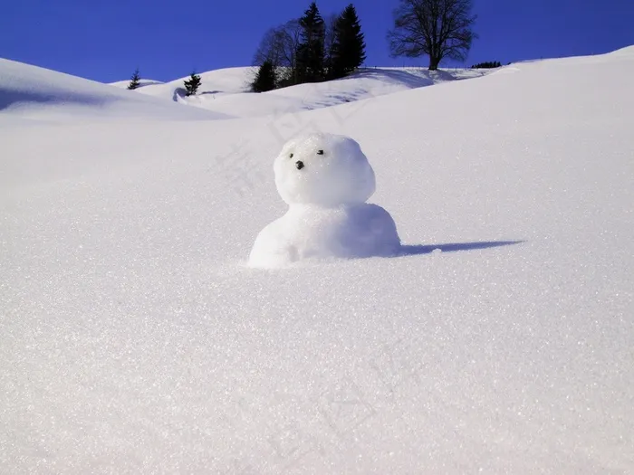 雪人，雪，冬天，建立，寒冷，乐趣