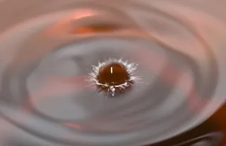 一滴水，滴，溅，水，溅，喷