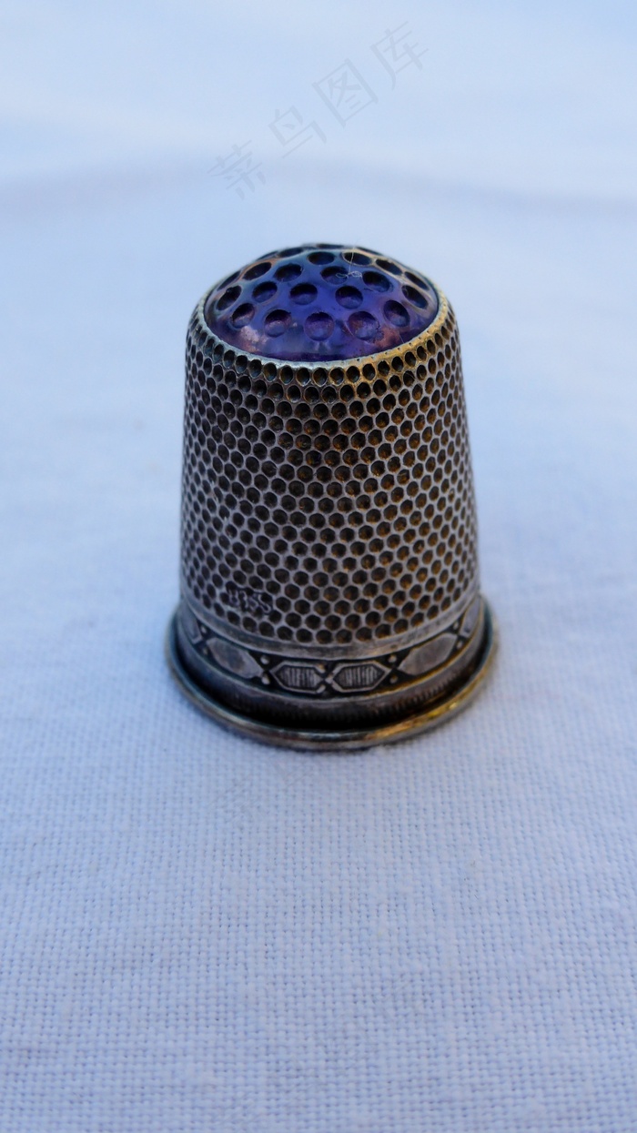 顶针，器具，缝合，保护，东西，金属