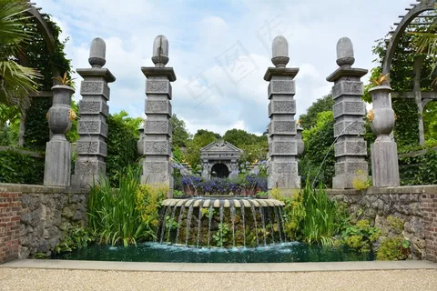 花园，城堡，Schlossgarten，历史，公园