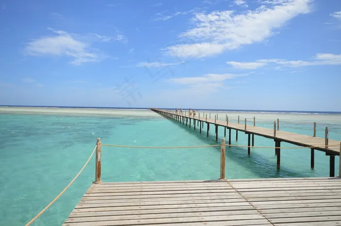 海洋，码头，海，水，旅行，夏天，天空，海滩