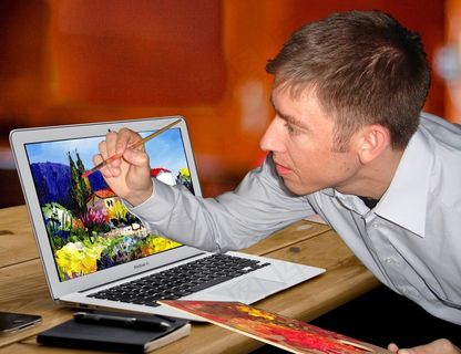 艺术，创造力，计算机，技术，创意