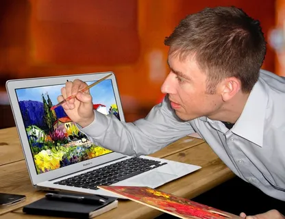 艺术，创造力，计算机，技术，创意