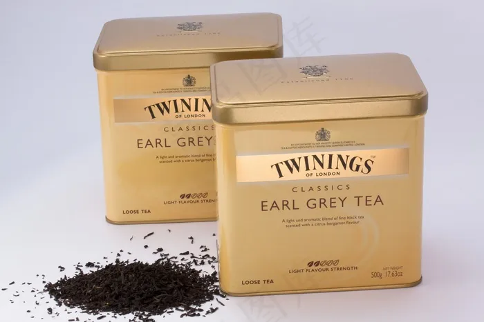 红茶，茶罐，三通，伯爵茶，伦敦Twinings