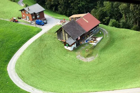 Klewenalp，山地农场，瑞士，农场，草地