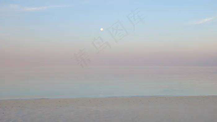海滩，海，地平线，柔情，Tenio，Latev
