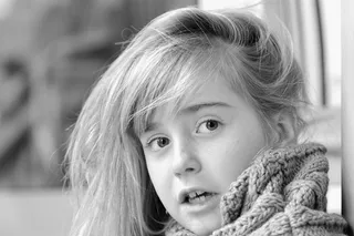 女孩，儿童，脸，视图，惊讶，惊讶