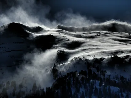 加施泰因山,山,福恩风暴,冬天,雪,自然 加施泰因山,山,福恩风暴,冬天,雪,自然