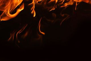 火，背景，火焰，黑色，很热，燃烧，地狱