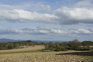 Sundgau，秋，天空，场，云团，性质，金