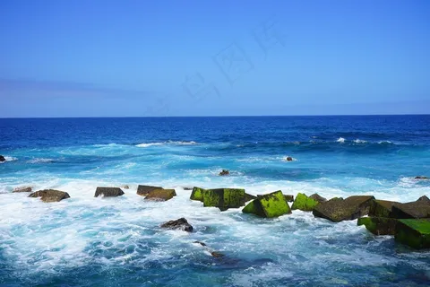 防波堤，波，海，海洋，水，喷雾，注入