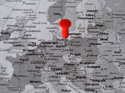 地图集，地图，柏林，Pin，集合点，目的地