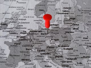 地图集，地图，柏林，Pin，集合点，目的地