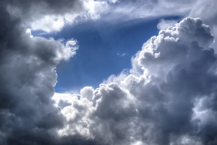 天空,卷积云,云层,白云,风景,晴朗的天空中的云