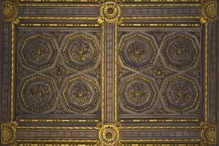 天花板，装饰，镶板，细节，建筑