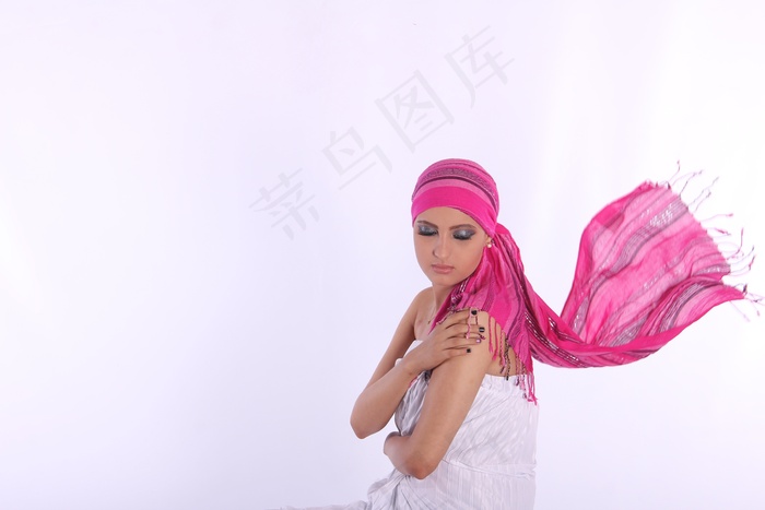 化妆，化疗，女人，秃头，琳达，女孩，美容