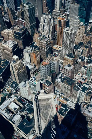 城市，意见，空中，城市，城市景观，建筑物，现代