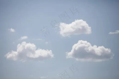 天空，云，蓝色，白色，太阳能，夏天