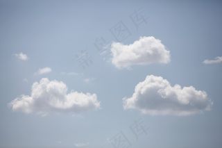 天空，云，蓝色，白色，太阳能，夏天