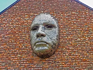 脸，建筑，外立面，砖