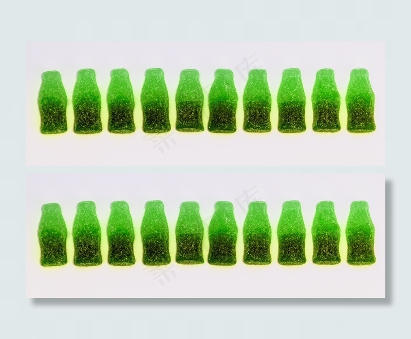 糖果，耐嚼，瓶，绿色，甜点，糖果，食品