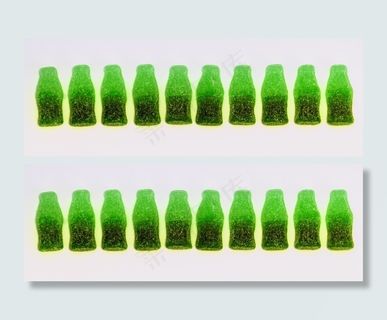 糖果，耐嚼，瓶，绿色，甜点，糖果，食品