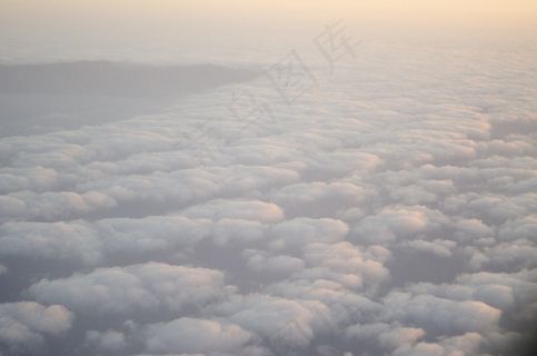 云，天空，天气，飞行，Cloudscape，积云