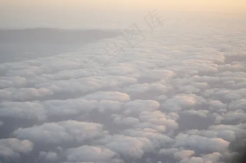 云，天空，天气，飞行，Cloudscape，积云