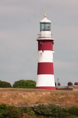 灯塔，红色，白色，塔，景观，具有里程碑意义